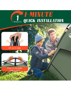 Tienda Pop Up Purebox para 2-3 Personas Impermeable 2