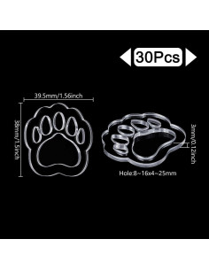 30 Piezas Organizadores de Hilo Acrílico AHANDMAKER Huella 2