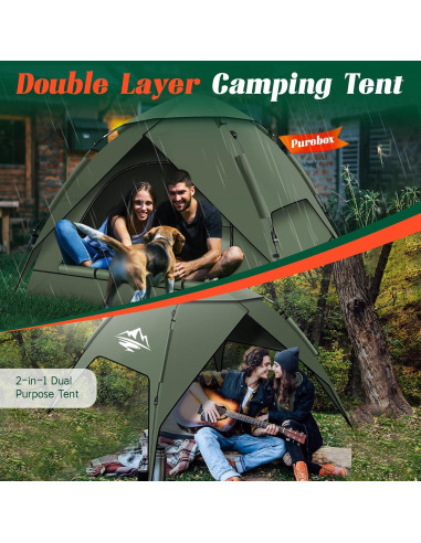 Tienda Pop Up Purebox para 2-3 Personas Impermeable