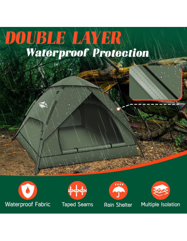 Tienda Pop Up Purebox para 2-3 Personas Impermeable