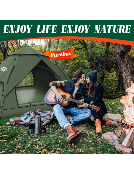 Tienda Pop Up Purebox para 2-3 Personas Impermeable