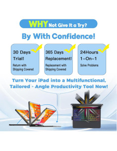 Funda Teclado BABG para iPad Pro 12.9" y Air 13" - Retroiluminada 2