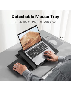 Escritorio de Regazo Ajustable HUANUO - 30x42cm, 6 Ángulos 2