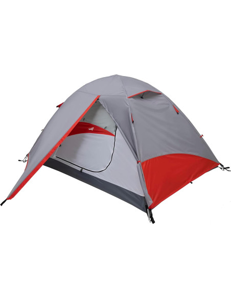 Tienda de Camping ALPS Mountaineering Taurus 2 Personas Gris/Rojo