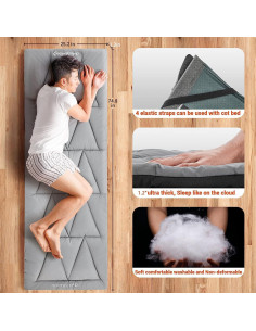 Colchoneta de Camping KingCamp 190.5x63.5cm Ligera y Suave 2