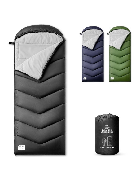 Saco de Dormir TANSTRIDER Rectangular 1 Persona 3 Estaciones