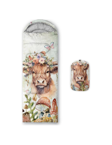 Saco de Dormir CVHOUSE 3 Temporadas Impermeable 1 Persona