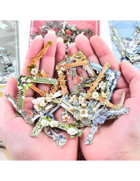 144 Calcomanías Vintage BROVITI para Decoración de Libros