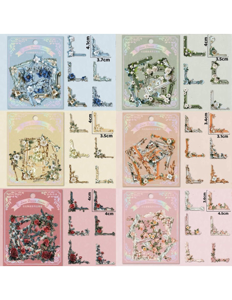 144 Calcomanías Vintage BROVITI para Decoración de Libros