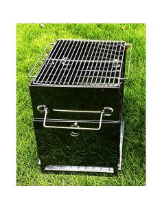 Estufa de Camping DZRZVD Plegable de Acero Inoxidable 2.58 kg 2