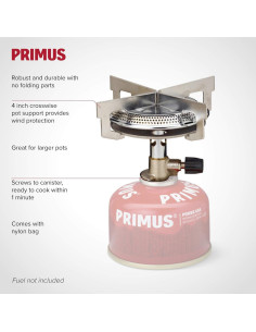 Estufa de Senderismo Primus Clásica Plateada 0.25 kg 2