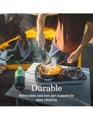 Estufa de Camping Coleman PEAK1 2 Quemadores Gas 20,000 BTUs