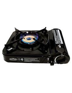 Estufa de Gas Portátil Gas One GS-3800DF 11,000 BTU Negra