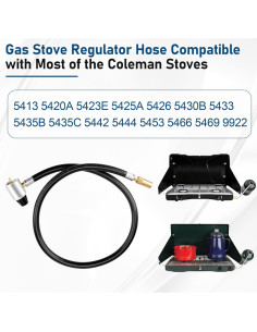 Manguera Adaptadora de Propano FATCANMA 5430 para Estufas Coleman 2