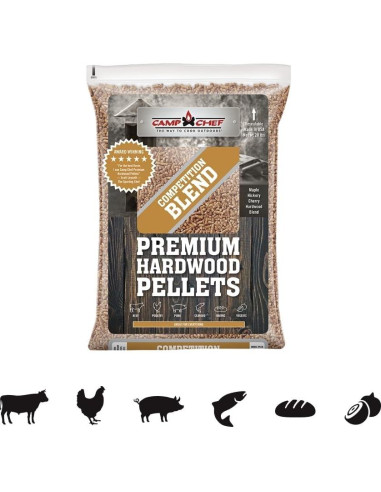 Pellets de Madera Dura Camp Chef 9 kg Mezcla de Competencia