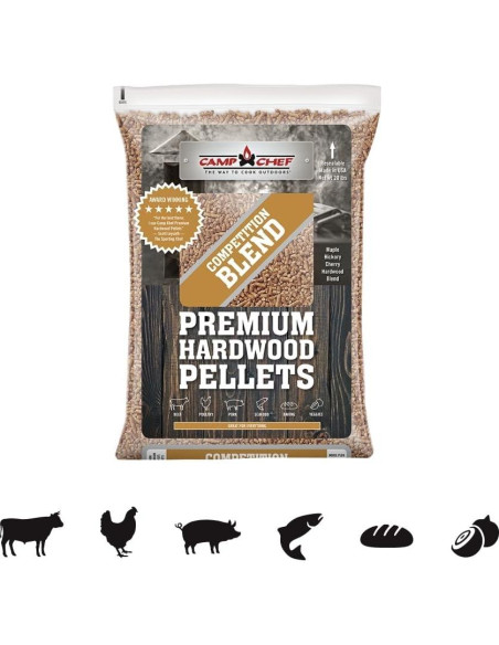 Pellets de Madera Dura Camp Chef 9 kg Mezcla de Competencia
