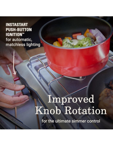 Estufa de Camping Coleman Triton de Propano 2 Quemadores