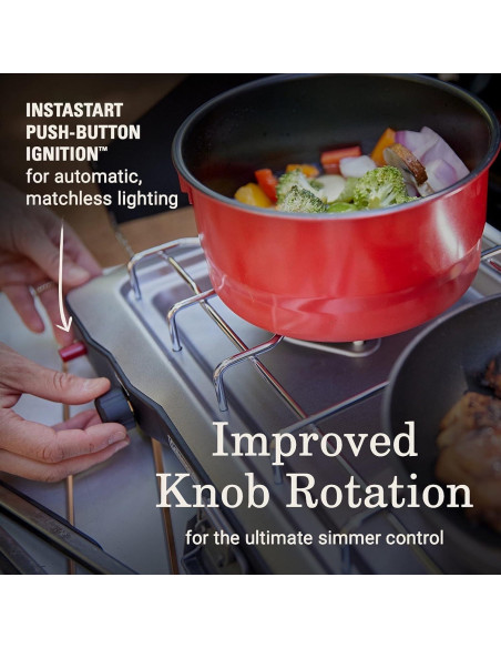 Estufa de Camping Coleman Triton de Propano 2 Quemadores