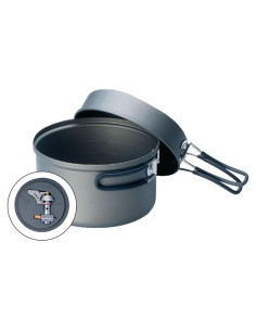 Estufa de Titanio Kovea Solo Lite con Juego de Cocina 3 Piezas