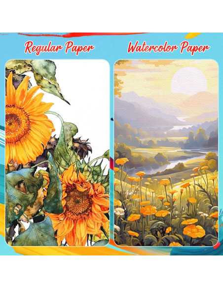 Juego de Pintura Acuarela Caliart 100 Colores con Pinceles