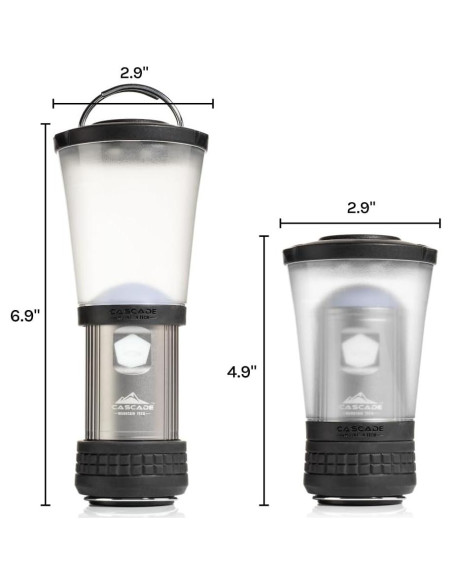 Linterna LED Plegable Cascade Mountain Tech IPX4 - Paquete de 3 Linterna LED Plegable Cascade Mountain Tech IPX4 - Paquete de 3