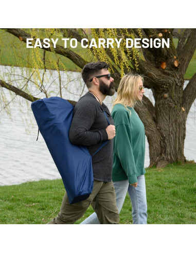 Sillón Loveseat Plegable Timber Ridge para 2 Personas Azul