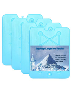 Paquetes de Hielo XL Tapleap - Set de 4, 33 x 25.4 cm