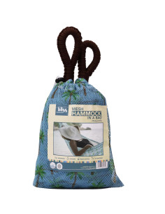 Hamaca Bliss Hammocks BH-406WCA Malla Palma Azul Claro 2