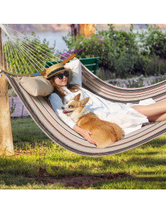 Hamaca Doble Bathonly 190,5x139,7 cm Tela Acolchada 2