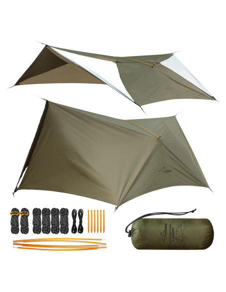 Tarp Impermeable Travel Bird 4.27x2.74m para Camping