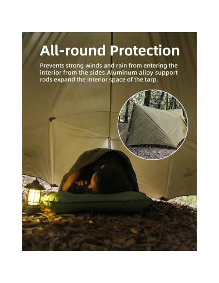 Tarp Impermeable Travel Bird 4.27x2.74m para Camping