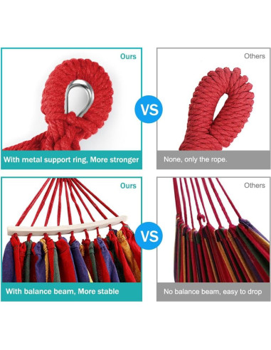 Hamaca de Camping MOSFiATA DC801 Lona Gruesa 320G 249kg