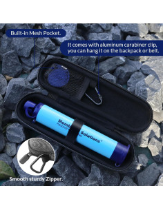 Filtro de Agua Portátil Membrane Solutions 2 Pcs con Estuche 2