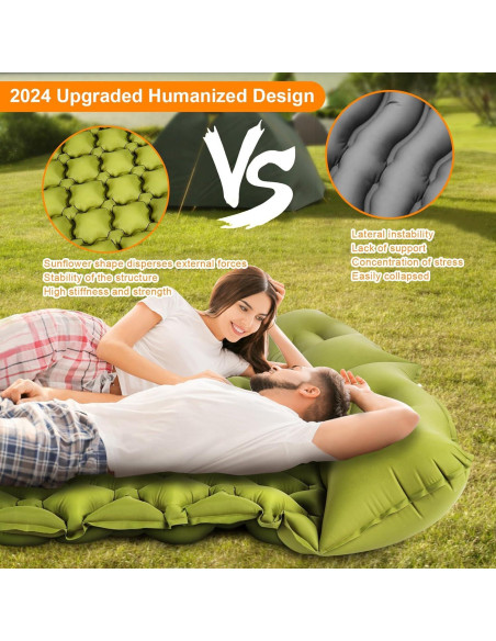 Colchón Doble TEKIK T-C08 198x127 cm Inflado Automático