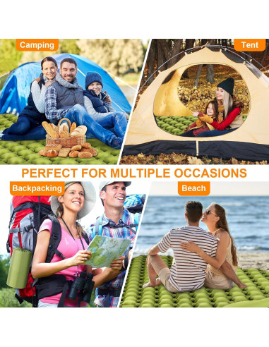 Colchón Doble TEKIK T-C08 198x127 cm Inflado Automático