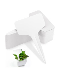 100 Etiquetas para Plantas Jcwto PVC Impermeables 6x10cm