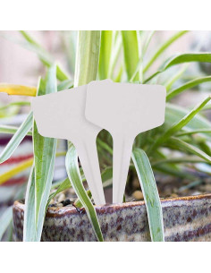 100 Etiquetas para Plantas Jcwto PVC Impermeables 6x10cm 2