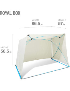 Helinox Royal Box Sombra Plegable Playa 2 Personas SPF 50+ 2