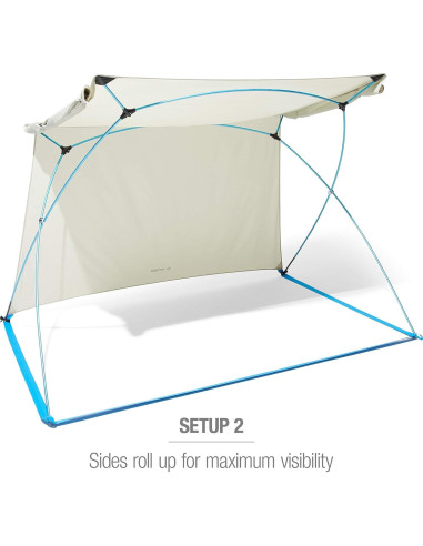 Helinox Royal Box Sombra Plegable Playa 2 Personas SPF 50+