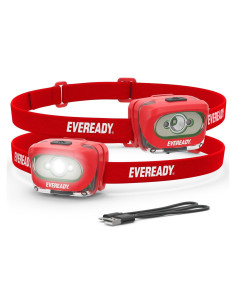 Linterna Frontal LED Recargable Eveready HDLLP 200 Lúmenes - 2 Paquete
