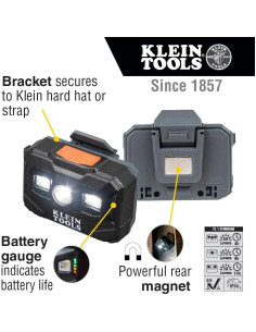 Linterna Frontal Recargable Klein Tools 56062 LED 300 Lúmenes 2