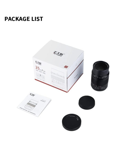 Lente Gran Angular 7artisans 25mm F0.95 MFT APS-C