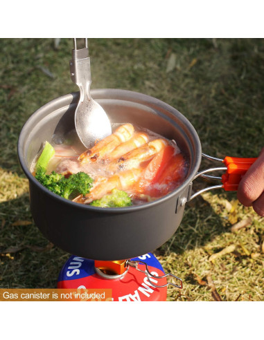 Juego de Utensilios de Cocina REDCAMP 10 Piezas para Camping