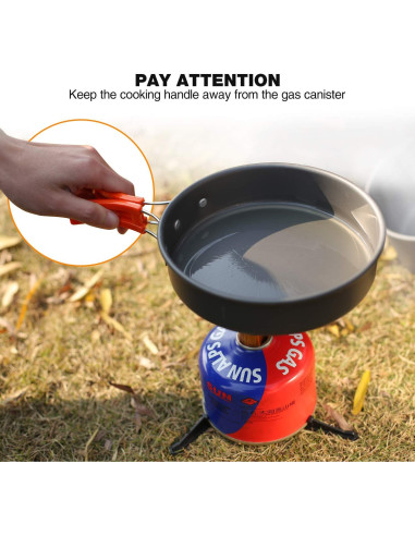 Juego de Utensilios de Cocina REDCAMP 10 Piezas para Camping