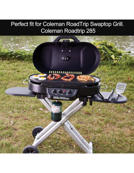 Plancha de Hierro Fundido BBQ777 para Parrilla Coleman Roadtrip