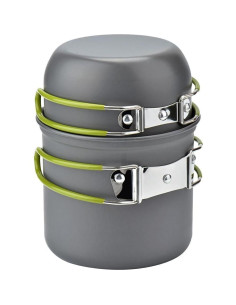 Juego de Utensilios de Cocina para Acampar Swiftrans Verde 2