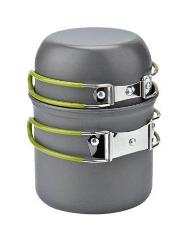 Juego de Utensilios de Cocina para Acampar Swiftrans Verde