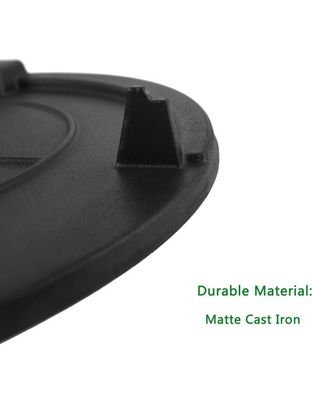 Plancha de Hierro Fundido BBQ777 para Parrilla Coleman Roadtrip