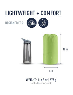 Colchoneta Auto-inflable Sea to Summit Comfort Light Regular 183x51cm 2