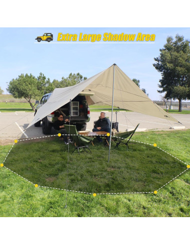 Toldo AYAMAYA para Automóviles 4,27 x 4,88 m Impermeable